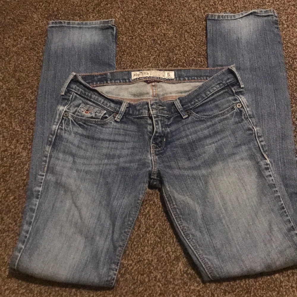 Hollister stretch straight leg jeans